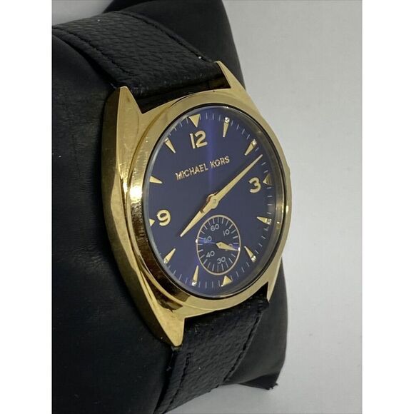 Michael Kors MK3345 Women\'s Black Leather Analog Dial Quartz Wrist Watch JK572 main image 8